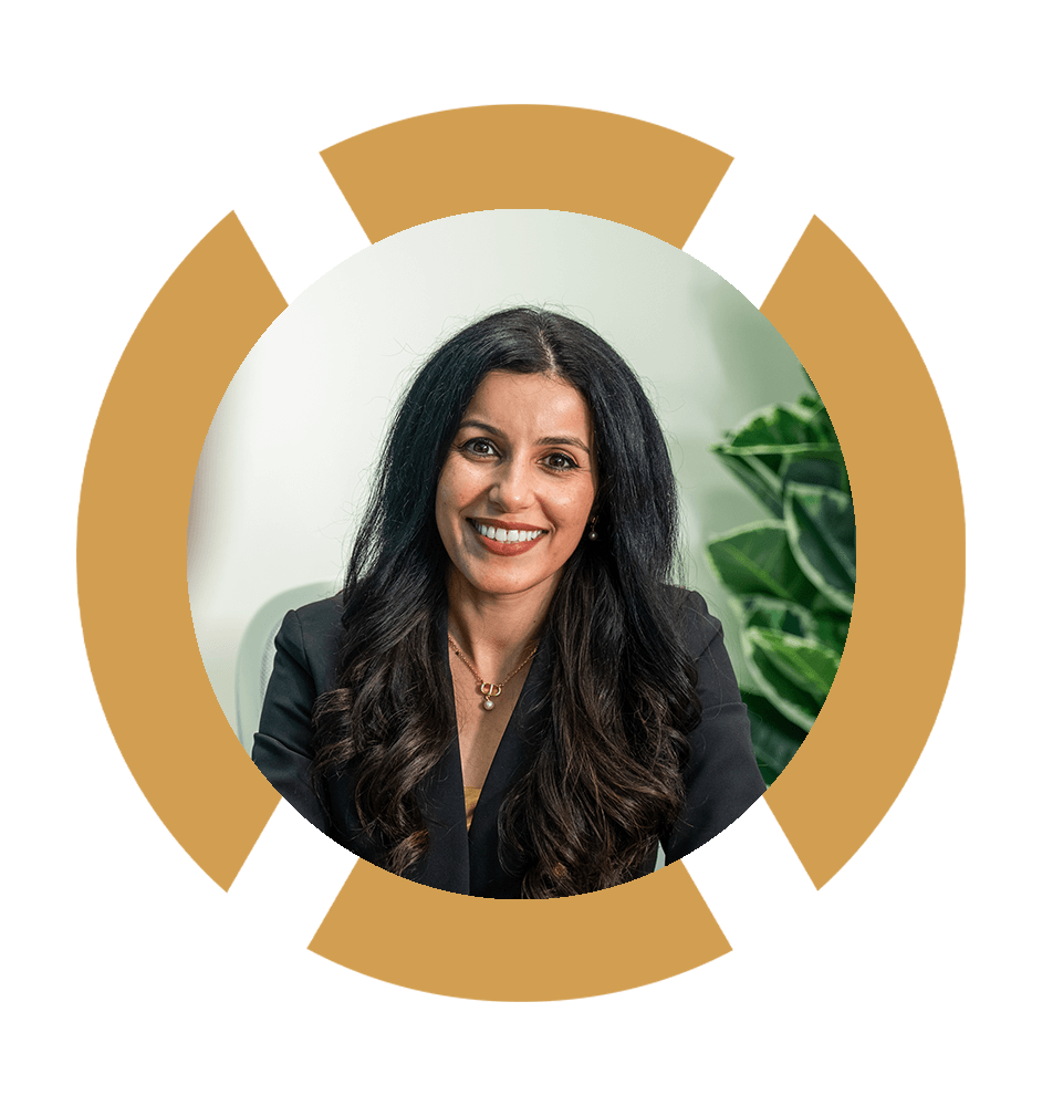 staff member smiling brightly