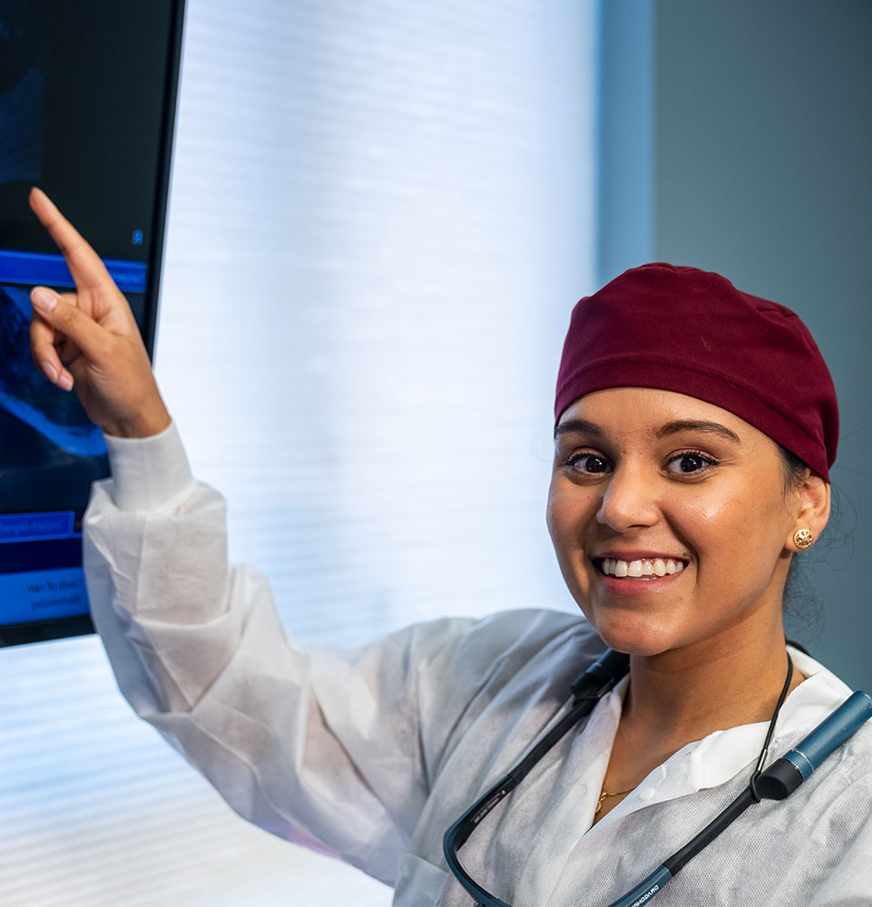 doctor goin over dental procedure information within the dental center