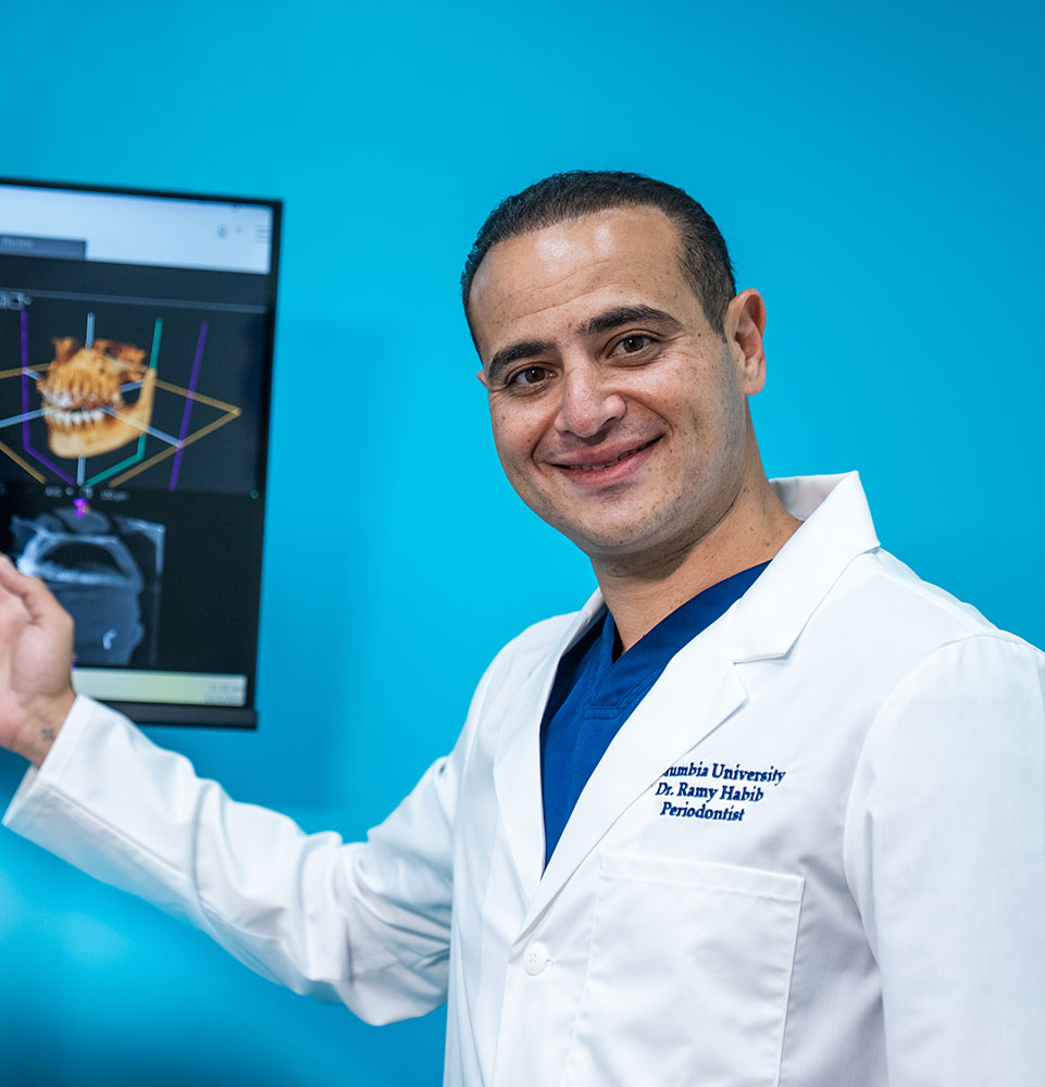 headshot of doctor going over dental procedure information