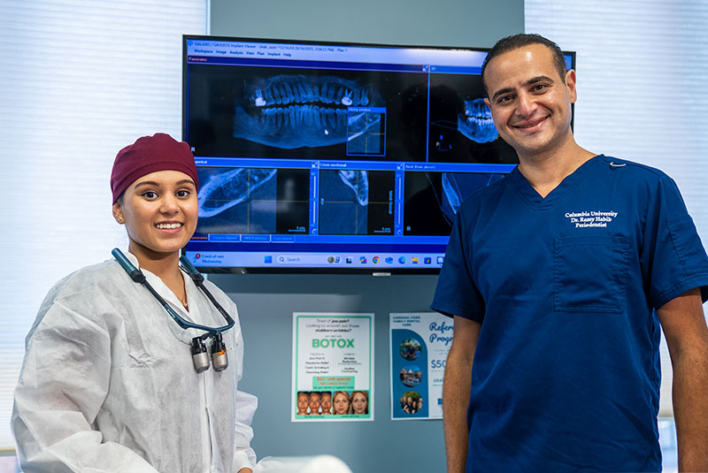 Clinically advanced dental implant diagram